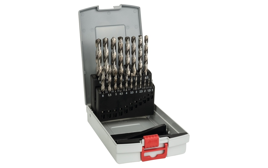 Bosch Professional Kits de forets à métaux HSS-G ProBox, 19 pièces
