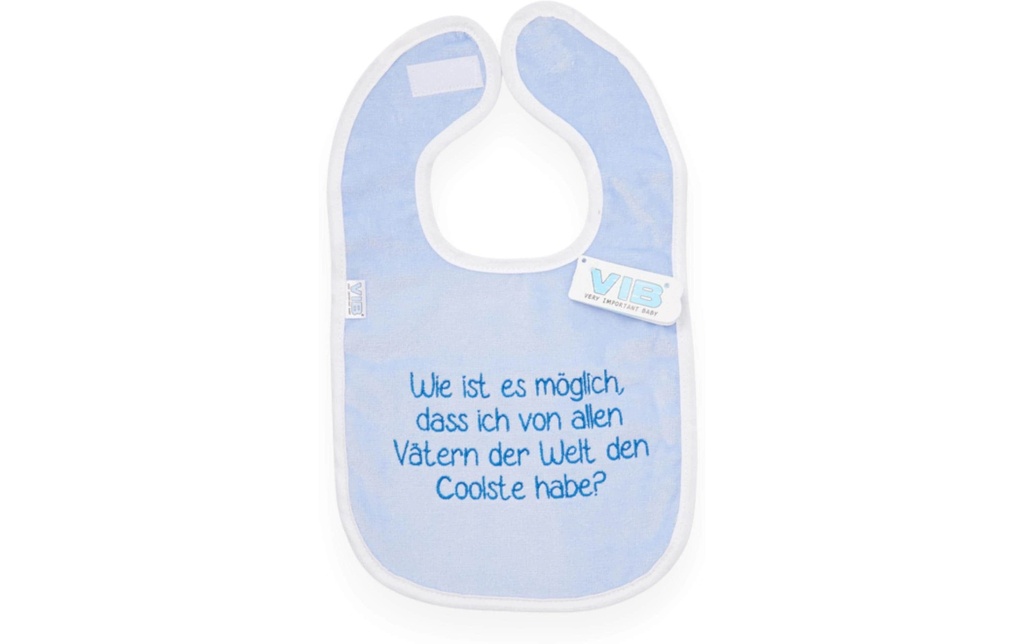 Very Important Baby Bavoir Comment se fait-il que de tous les pères Bleu