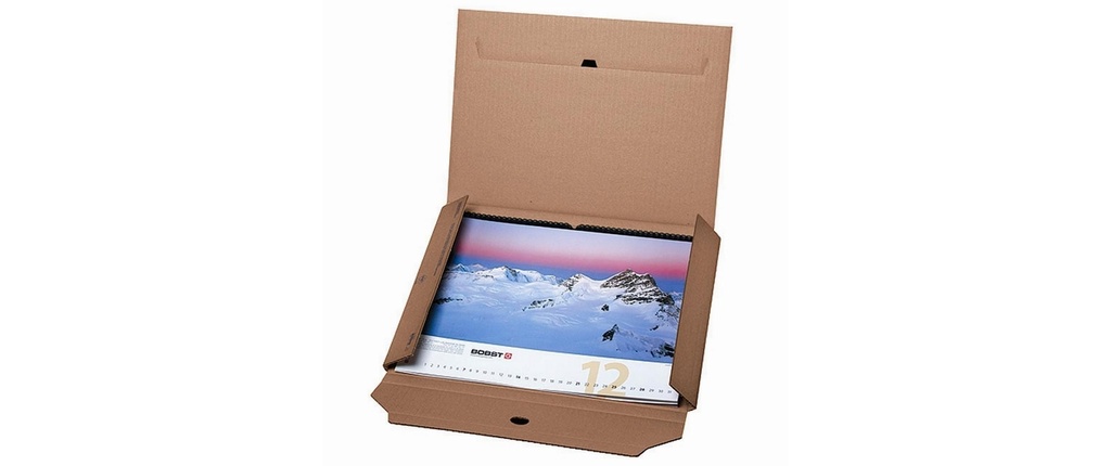 Brieger Carton d’expédition avec poche de rangement 43 x 31 x 1.1 cm