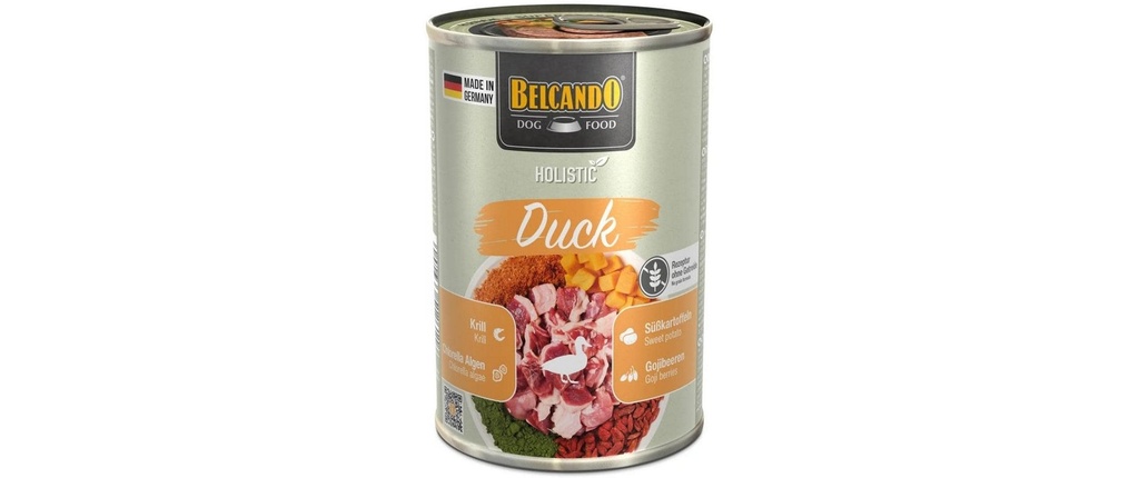 Belcando Alimentation humide Canard Holistique 400 g