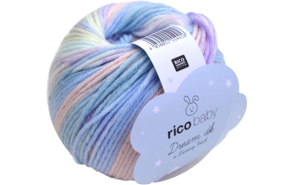 Rico Design Laine Baby Dream dk 50 g, Pastell mix