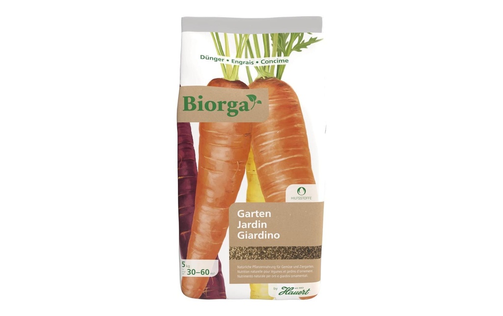 Hauert Biorga Gartendünger pour les légumes et les fleurs, 5 kg