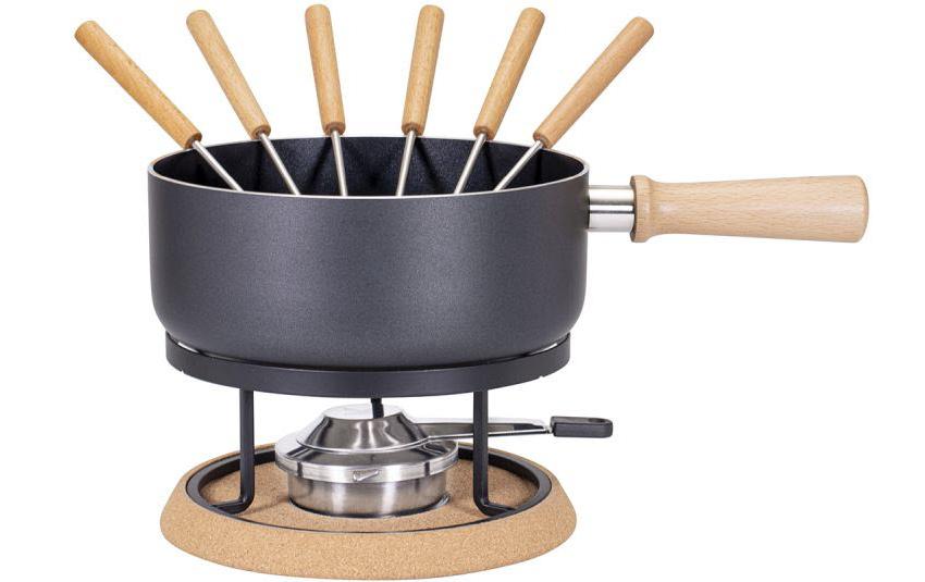 Kadastar Service à fondue au fromage Bernina 9 Pièce/s, Noir