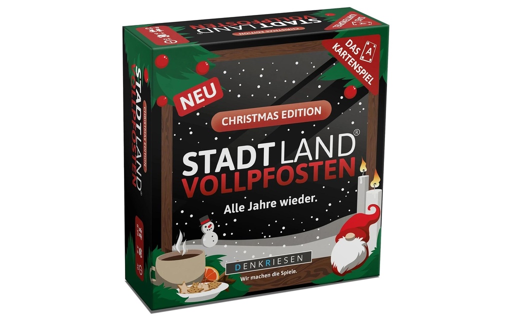 Denkriesen Stadt Land Vollpfosten – Christmas Edition