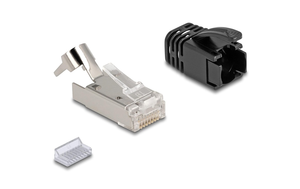 Delock Connecteur RJ45, S/FTP, Cat.8.1 25 Pièce/s, Transparent