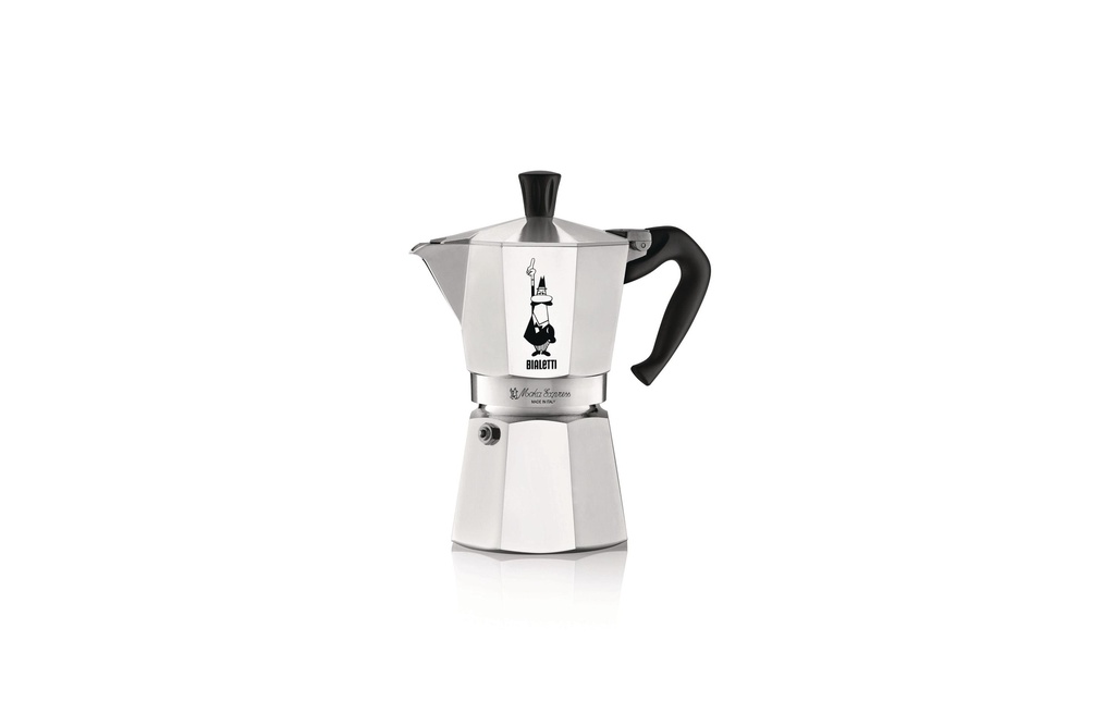 Bialetti Cafetière italienne Moka Express 4 tasses, Argenté