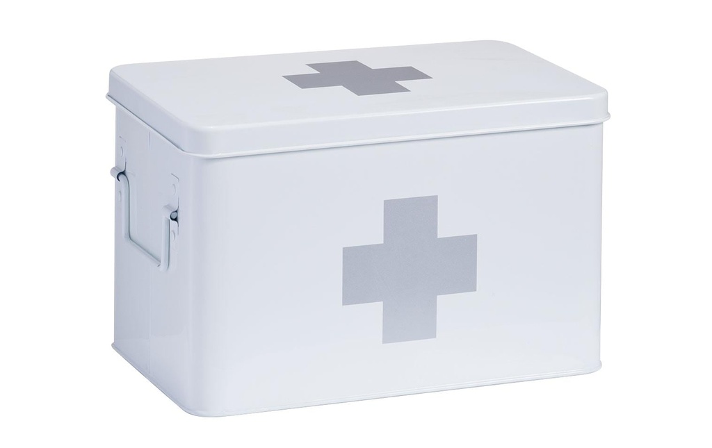 Zeller Present Armoires de premiers secours 32 x 19,5 x 20 cm, Blanc