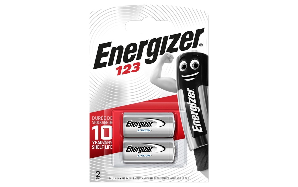 Energizer Pile photographique Lithium 123 , 2 Pièce/s