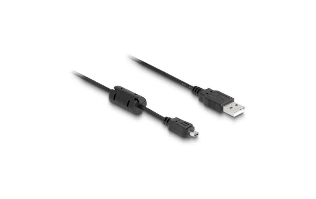 Delock Câble USB 2.0 4pin Hirose USB-A - Mini-USB B 1.5 m