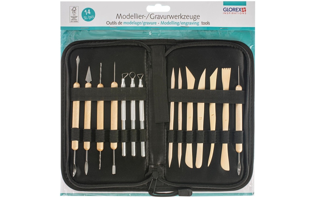 Glorex Outil de modélisme 14 pièces