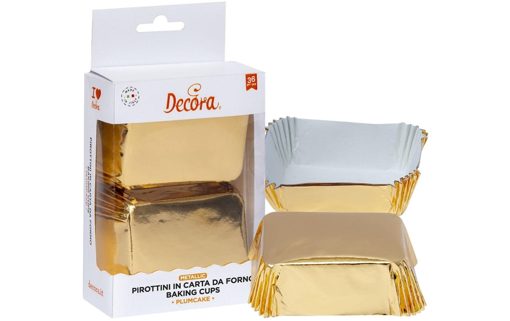 Decora Mini moule à gâteau 20 Pièce/s, Or