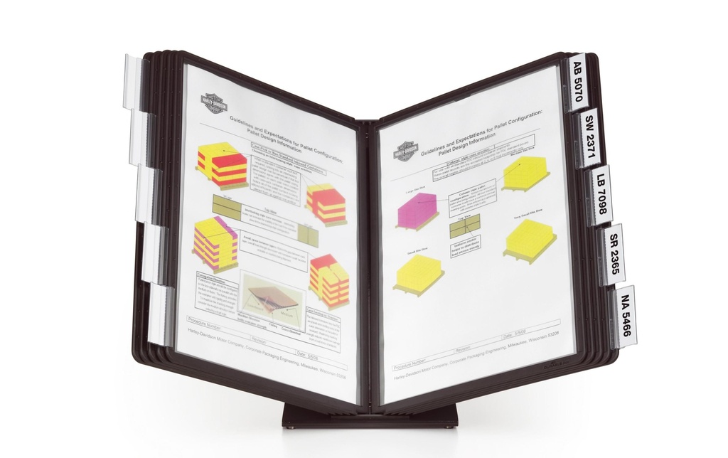 DURABLE Porte-documents Vario Table 10 Noir