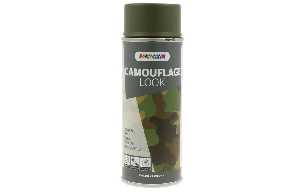 DUPLI-COLOR Peinture à effet Look camouflage vert bronze RAL 6031 400 ml