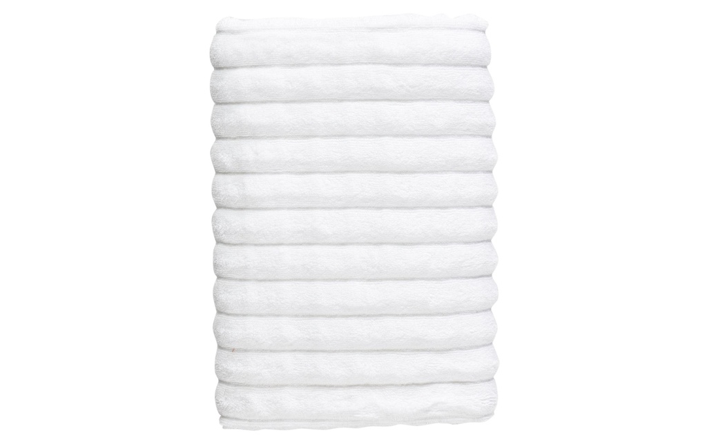 Zone Denmark Serviette de douche Inu, coton, 70 x 140 cm, White