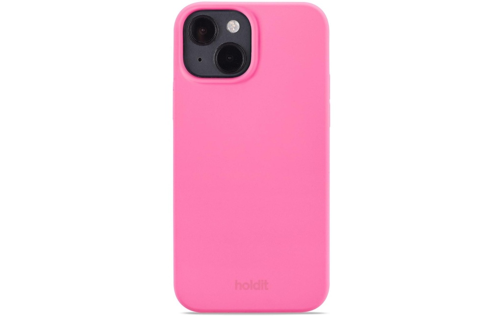 Holdit Coque arrière Silicone iPhone 14 Rose