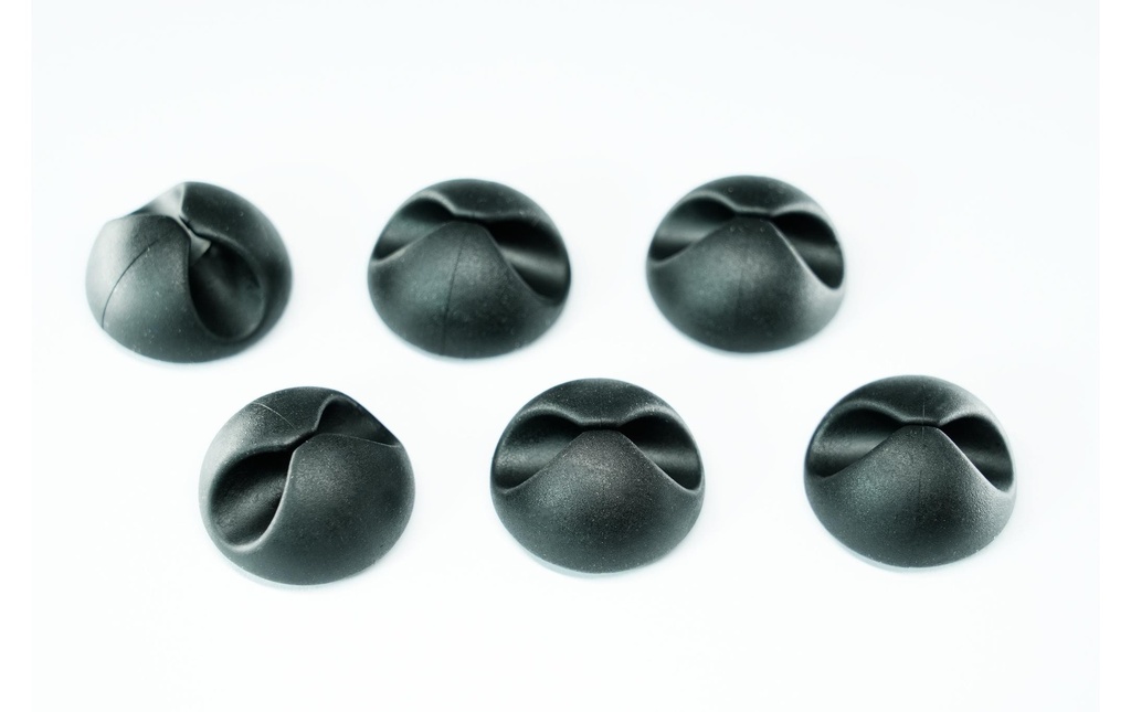 Schönenberger Supports de câbles Beans, Ø 29 mm, Noir