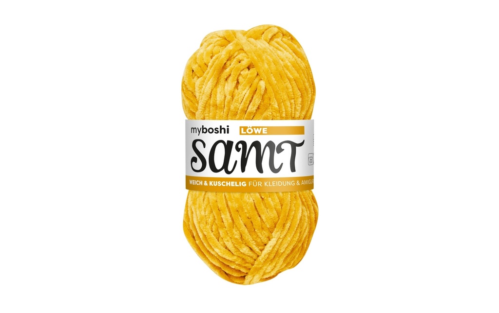 myBoshi Laine Chenille velours lion 100 g, 100 m