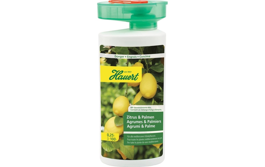 Hauert Engrais liquide Agrumes et palmiers, 250 ml