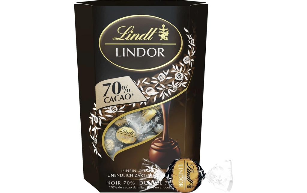 LINDT Lindor Noir Cornet 200g (200 pces)