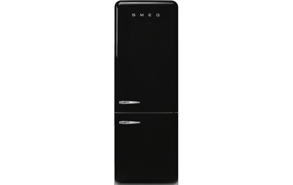 SMEG Réfrigérateur congélateur FAB38RBL6 Noir, Droite