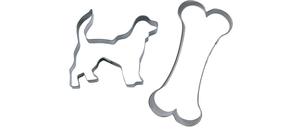 Städter Emporte-pièce pour biscuits Chien, Set de 2 pièces