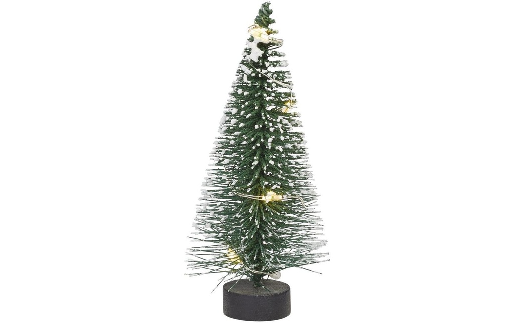 HobbyFun Mini ustensiles Sapin avec LED, 8 cm