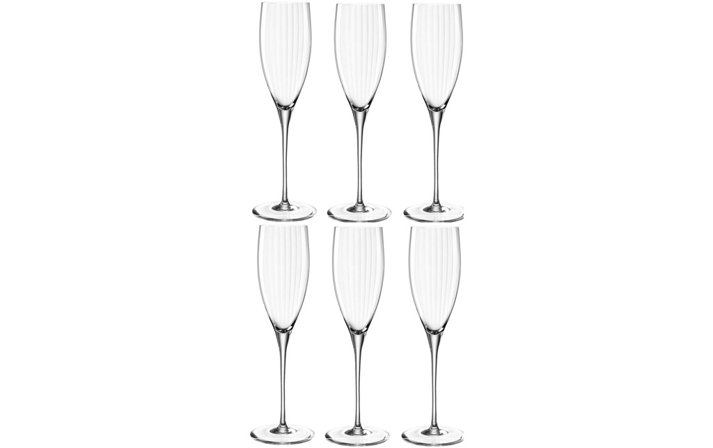 LEONARDO Verre à champagne Poesia 250 ml, 6 Pièce/s, Transparent