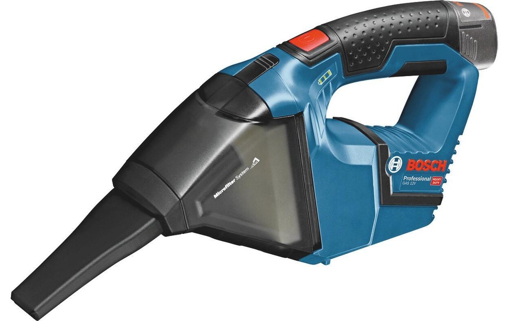 Bosch Professional Aspirateur à main sans fil GAS 12V Solo Bleu/Noir