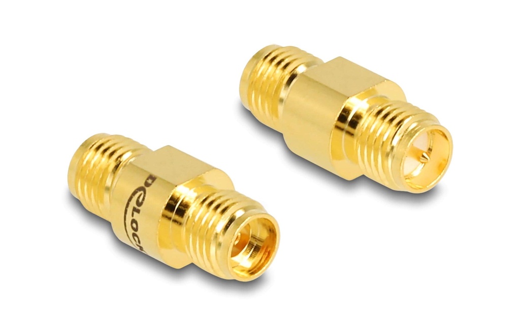 Delock Adaptateur d’antenne RP-SMA Douille (f) - SMA Douille (f)