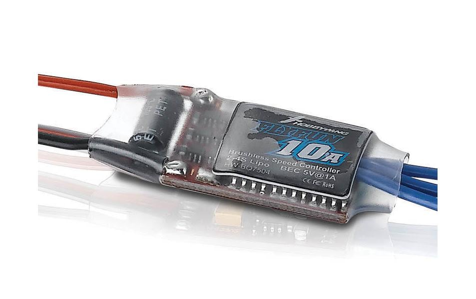 Hobbywing Régulateur Brushless FlyFun 10A, 2-4S, BEC