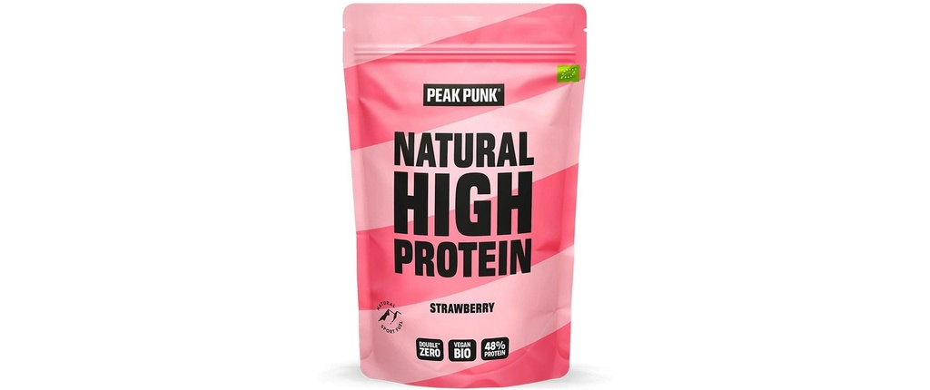 PEAK PUNK Shake hyperprotéiné bio Fraise 250 g