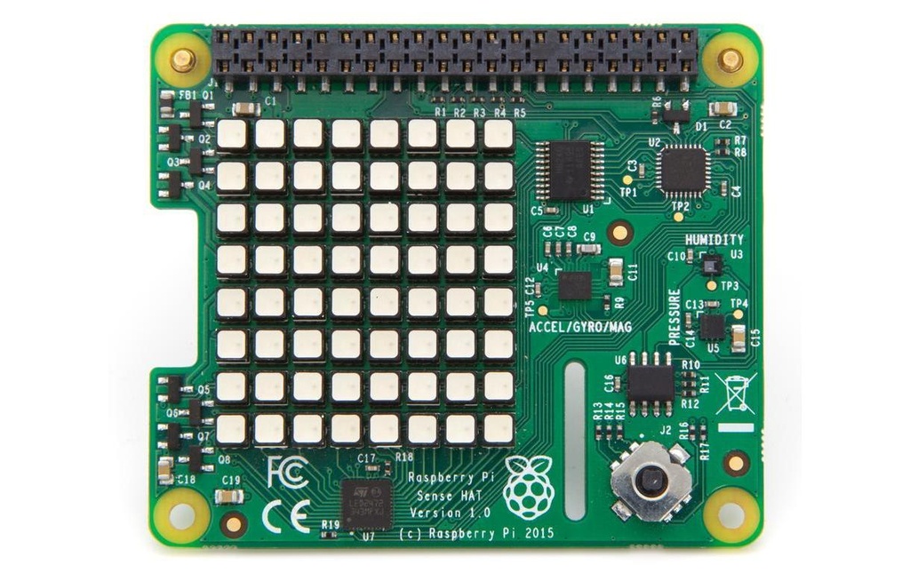 Raspberry Pi carte additionnelle Sense HAT pour Raspberry Pi