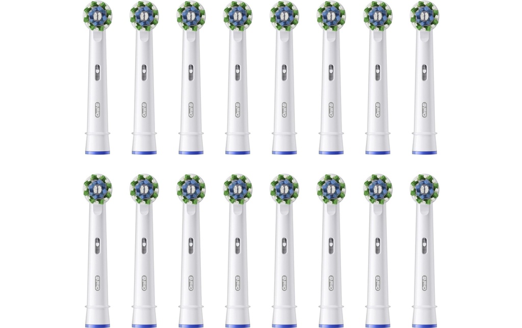 Oral-B Tête de brosse à dents CrossAction 16 pièces, blanc