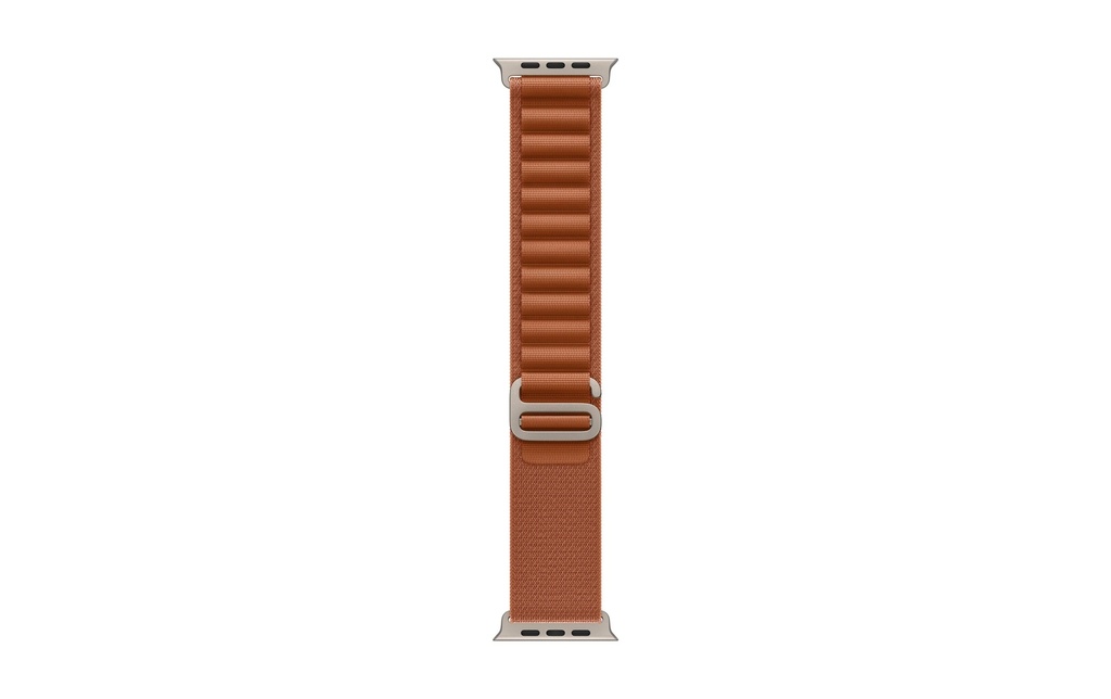 Apple Alpine Loop 49 mm Terra Cotta Natural Titanium Medium