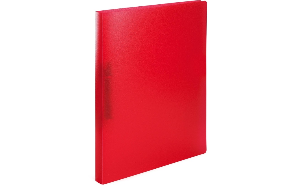 HERMA Couv.ann. A4 25mm transp.rouge