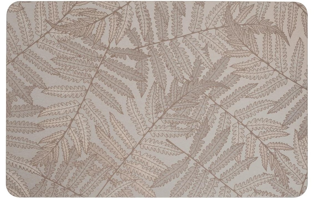 Wenko Tapis de bain Dafni terre de diatomée 60 x 39 cm 60 x 39 cm, Beige