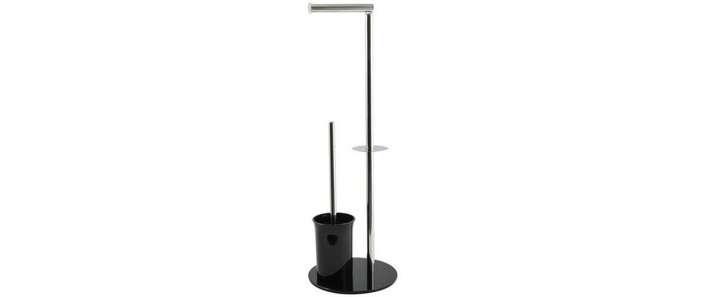 MSV Accessoires pour toilette Bergamo Noir