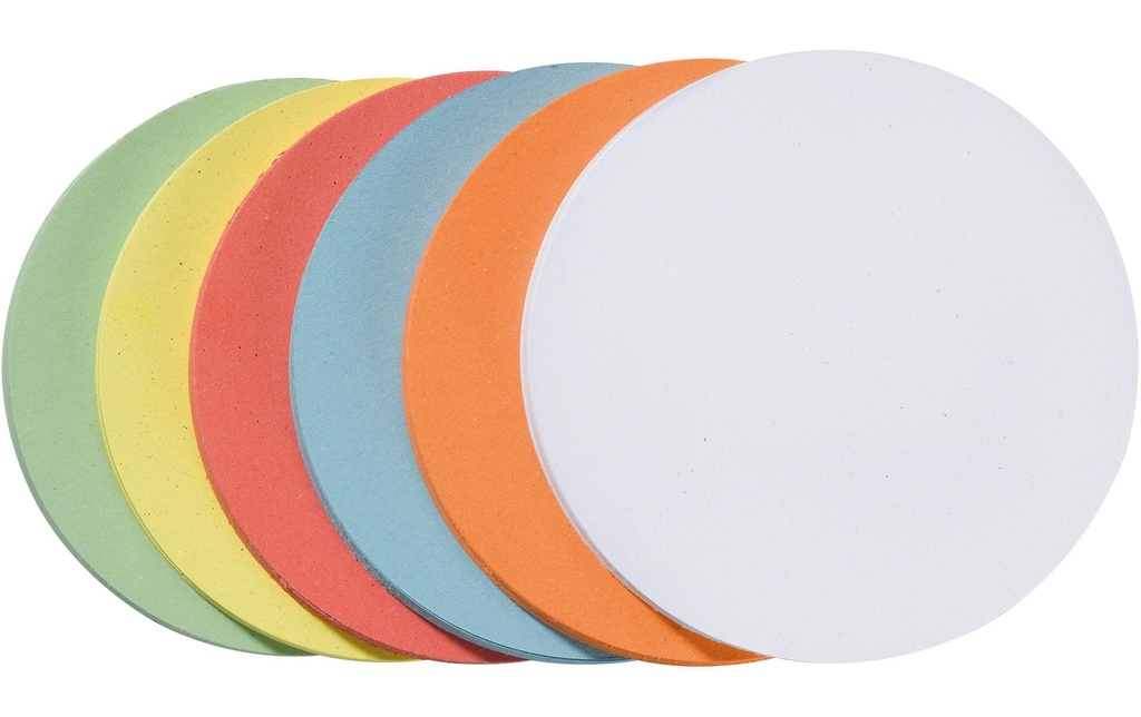 Franken Cartes de présentation District Ø 9.5 cm, assorti, 500 pièces