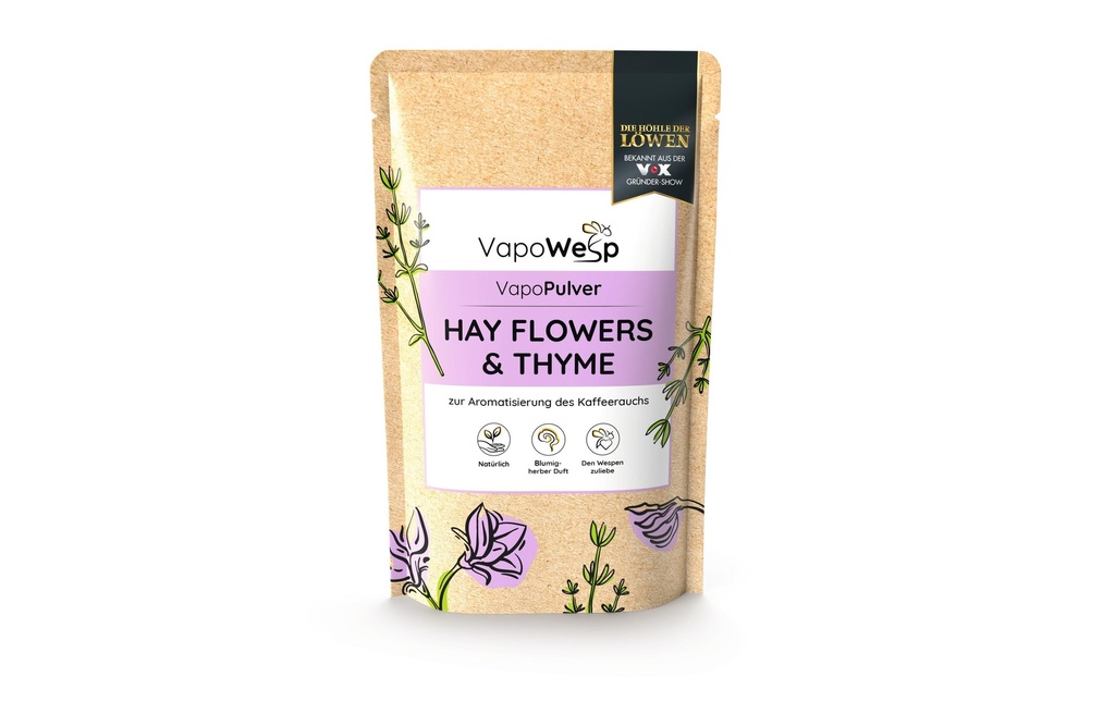VapoWesp Herbes de remplacement Fleurs de foin & thym, 100 g