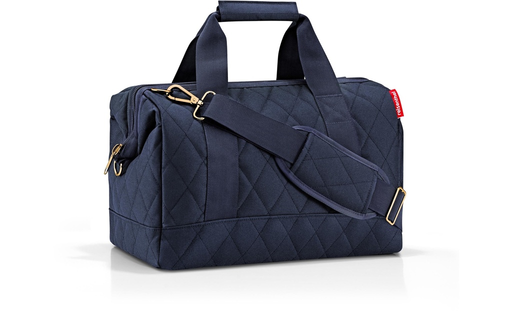 Reisenthel Sac à bandoulière Allrounder M Rhombus Midnight Gold