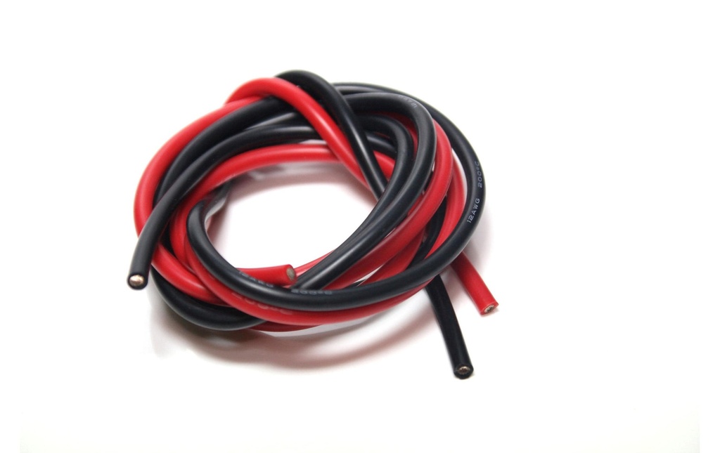 EP Toron de silicone 0,5 mm² 1 m sans fiche/prise de courant