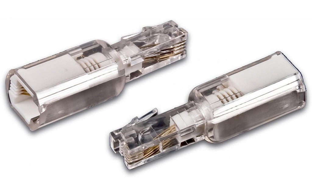 Wirewin Adaptateur pour téléphone RJ-10, démêleur de câble pour récepteur téléphonique