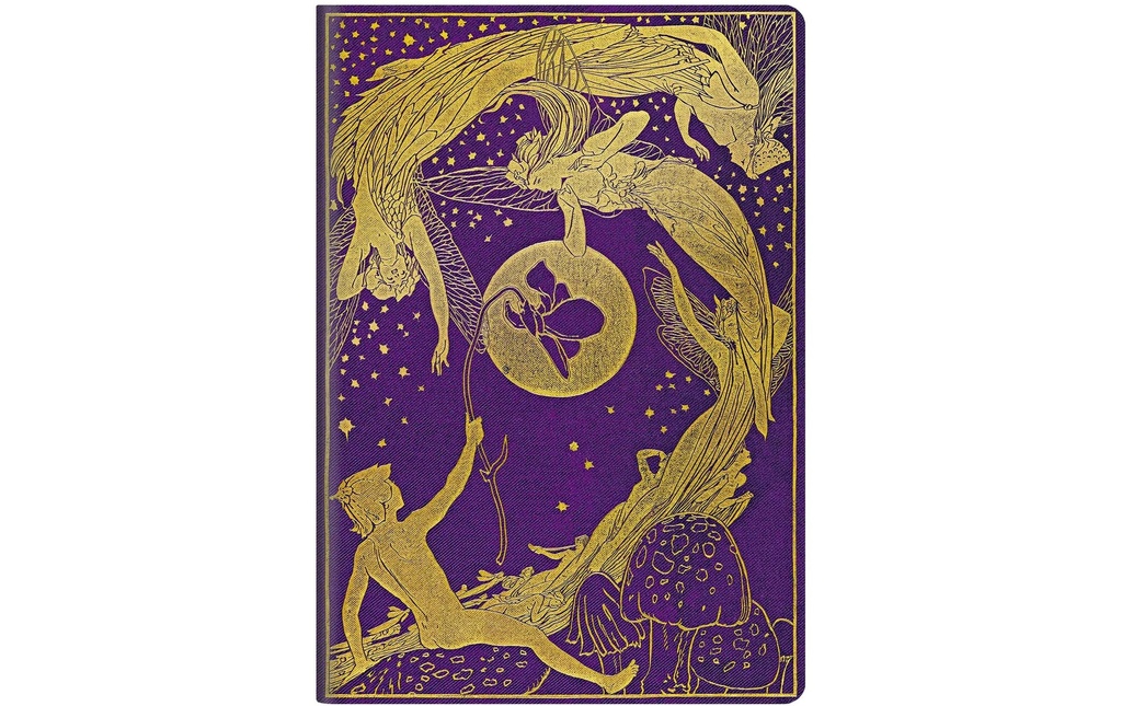 Paperblanks Carnet de notes Lang's Fairy Books A5, ligné, or / violet