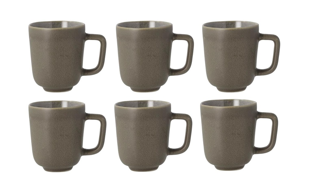 Villa Collection Tasse à café Shoku 330 ml, 6 Pièce/s, Brun