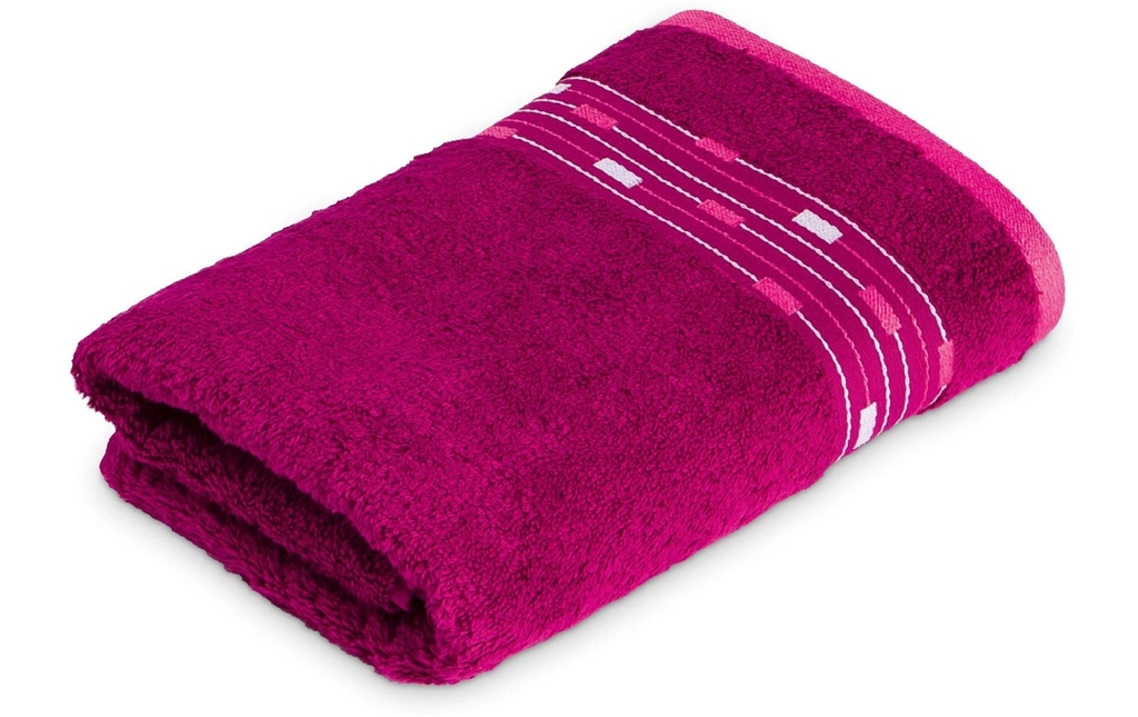 Frottana Serviette de douche Magic 67 x 140 cm, Berry