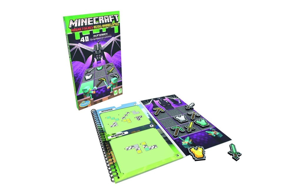 Thinkfun Jeux de casse-tête Minecraft – Das Magnetische-Reisespiel