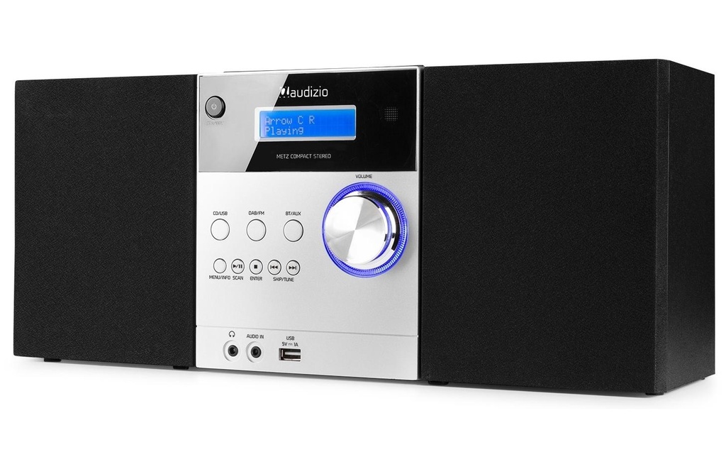 Audizio Installation micro-HiFi Metz Aluminium