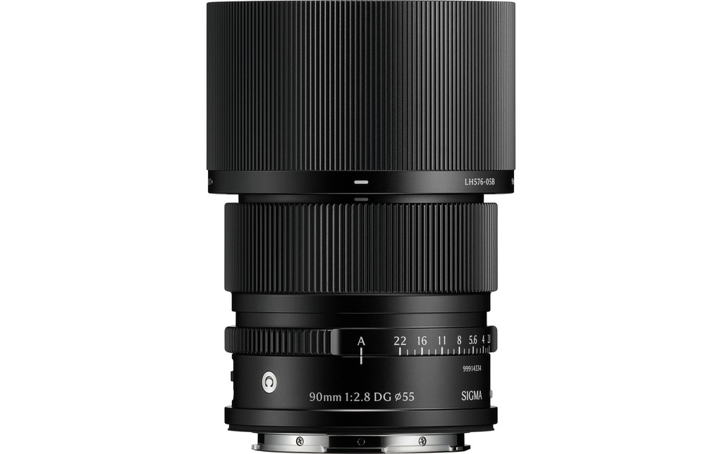 Sigma Longueur focale fixe 90mm F/2.8 DG Contemporain Noir – L-Mount