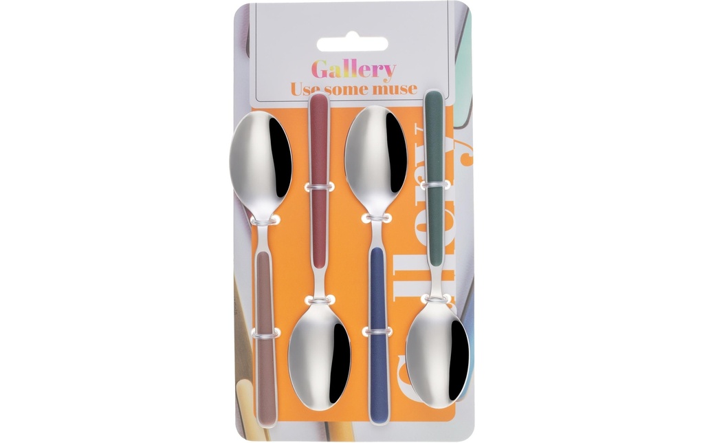 Sola Cuillère à café Gallery, Mélange RGB, 4 pièces