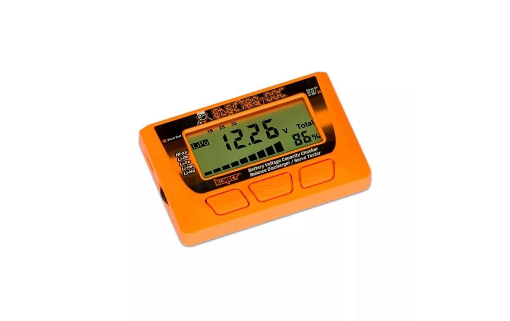 Konect Testeur d'accu et de servo 1-8S LiPo